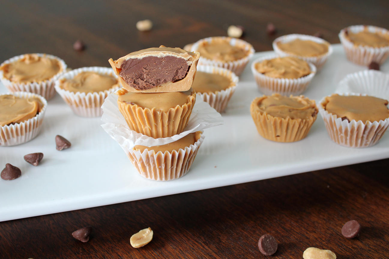 Inside Out Reese's Peanut Butter Cups by {milkandcerealblog.wordpress.com}